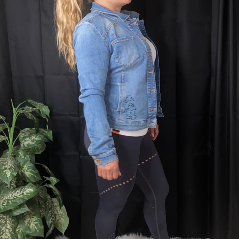 Blue Guess Jean jacket osak tekstil